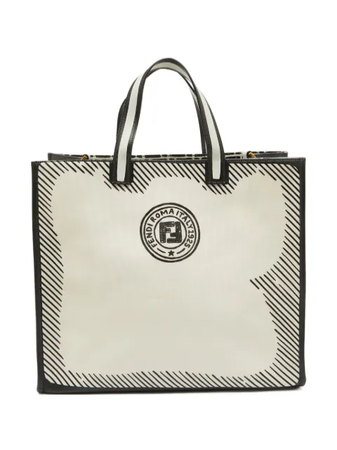 Fendi Pre-Owned x Joshua Vides logo-print tote bag