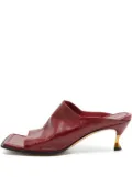 Bottega Veneta Pre-Owned 80mm open-toe heeled sandals - Red