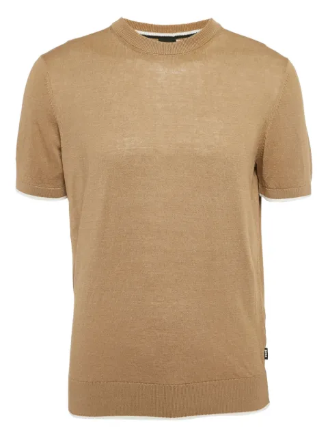 BOSS pre-owned fine-knit short-sleeve top