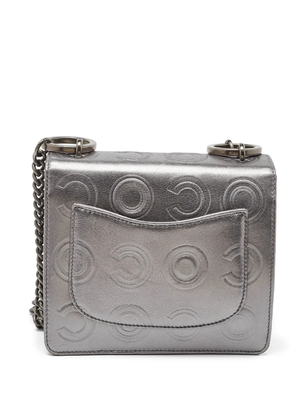Pre-owned Chanel Mini Embossed Shoulder Bag