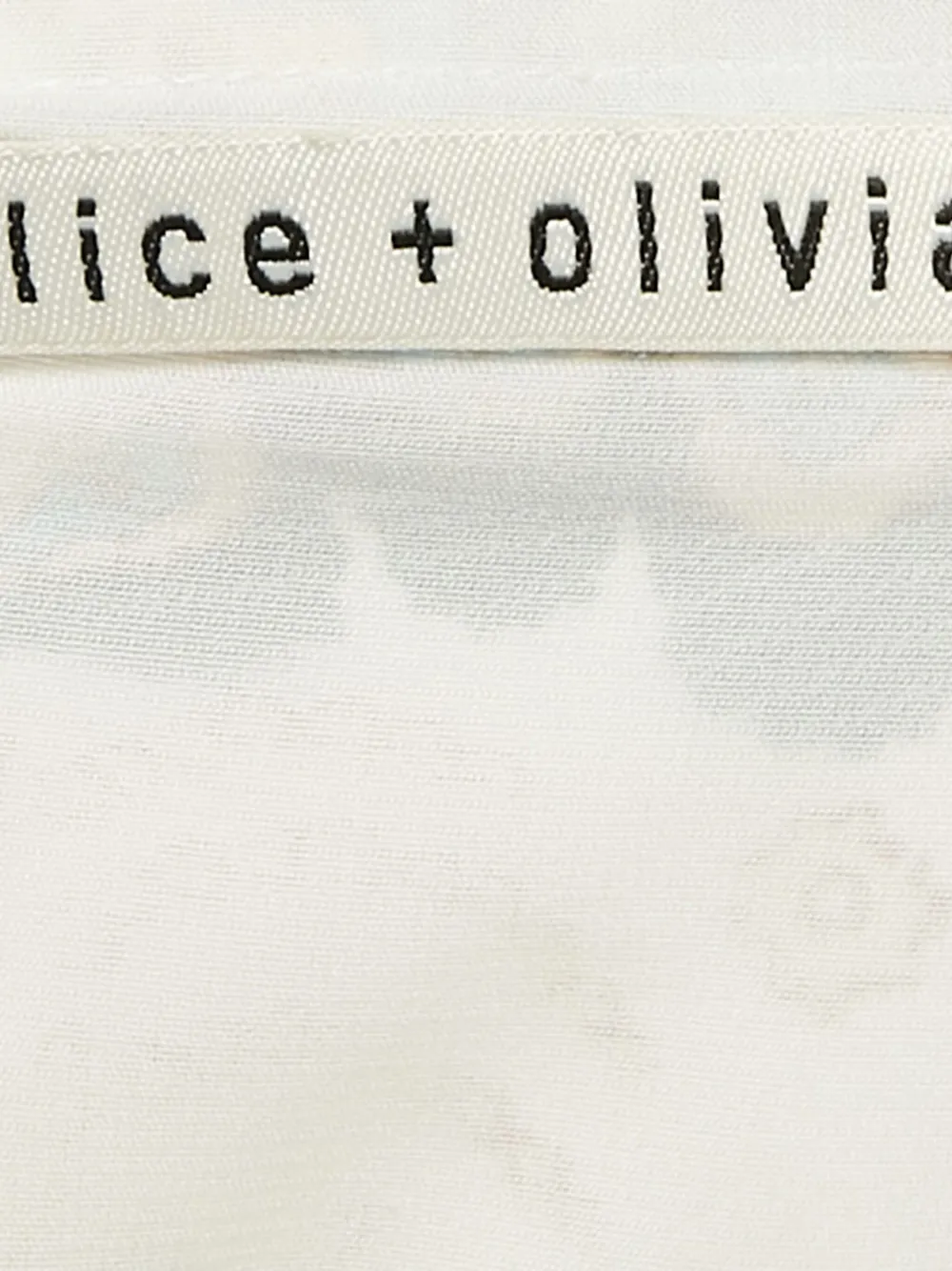 ALICE AND OLIVIA Pre-owned Puff-sleeve Floral-print Maxi Dress In White