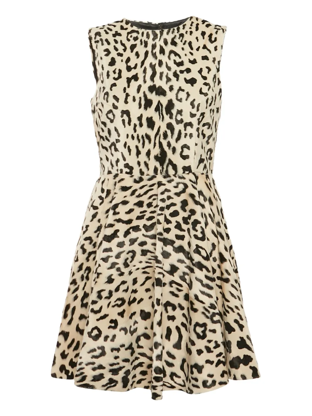 Dolce & Gabbana Pre-Owned leopard-print mini dress | Neutrals | Image 1