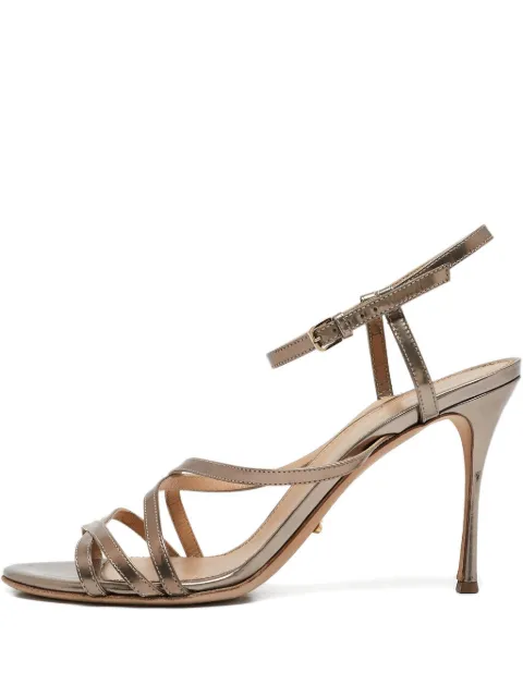 Sergio Rossi Vintage 95mm leather sandals 