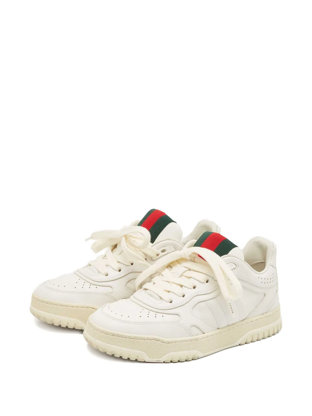 Gucci Pre-Owned Re Web sneakers - Wit