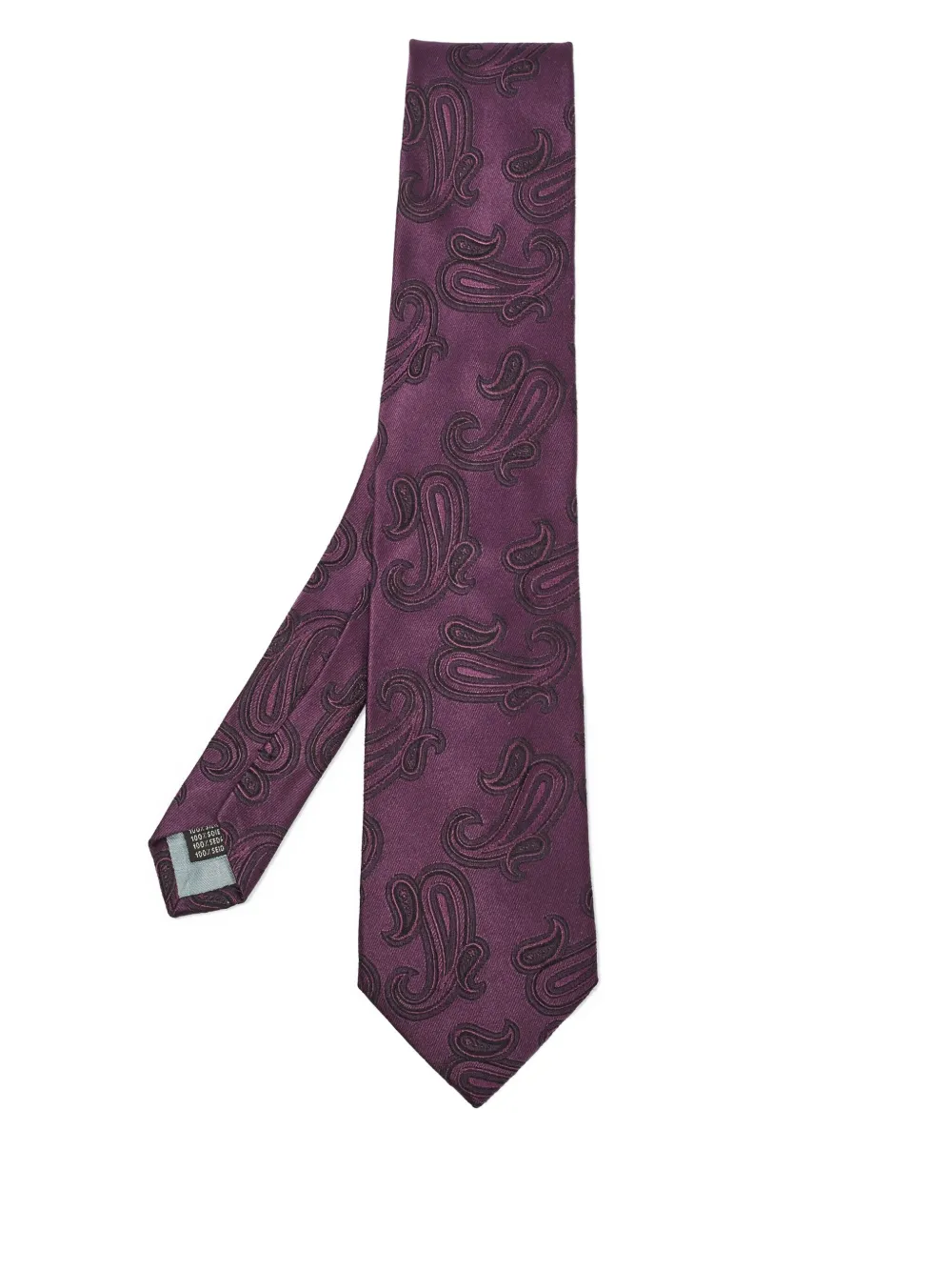 paisley silk tie
