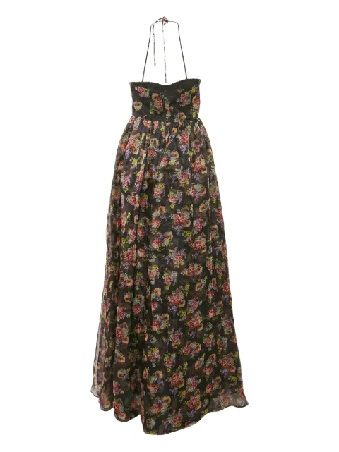 alice + olivia floral print maxi dress