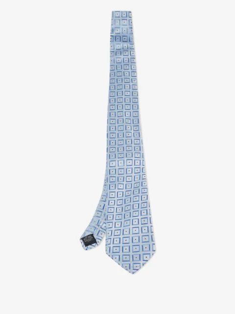 Brioni Vintage corbata de seda con motivo geométrico de archivo