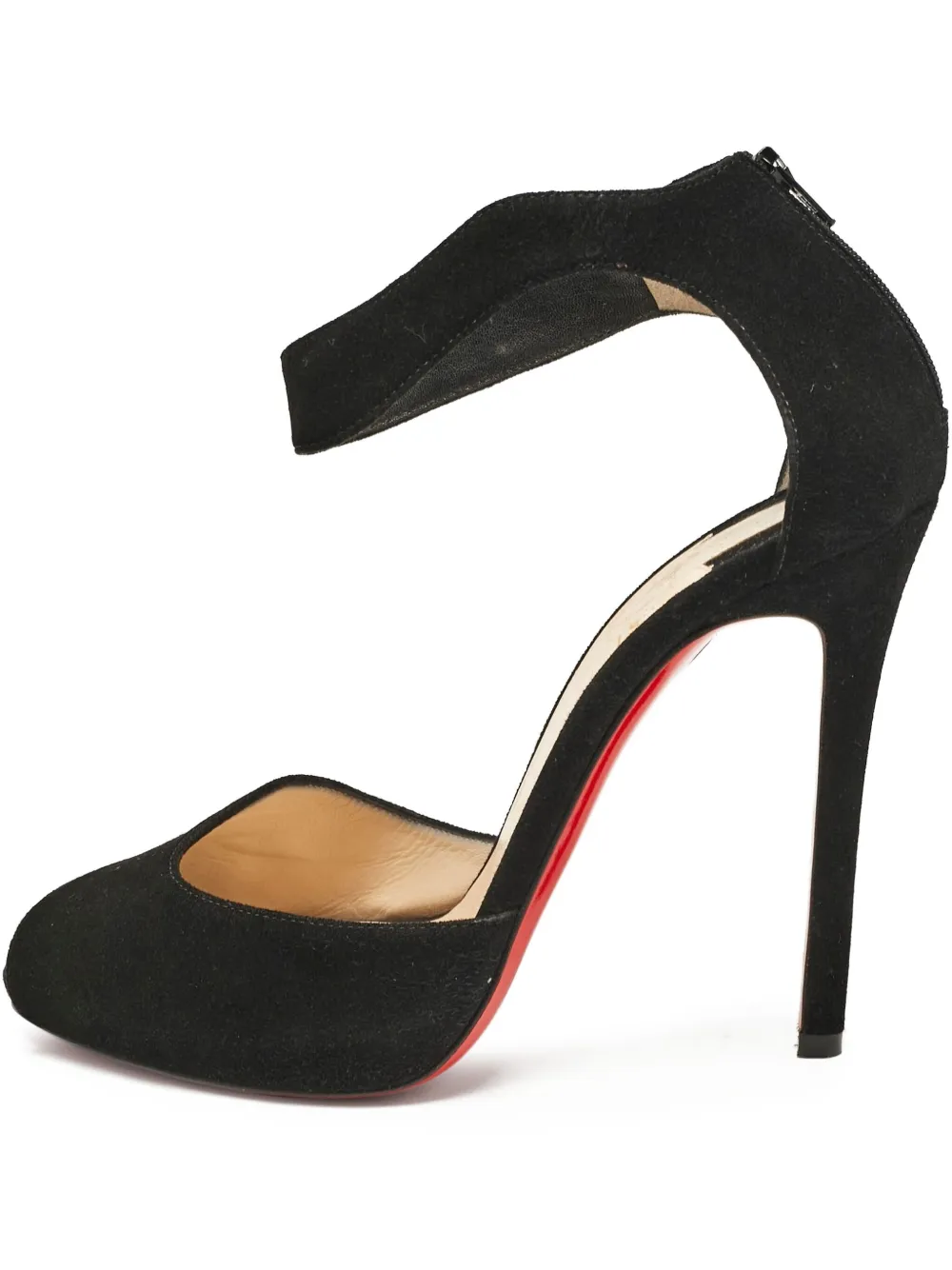Christian Louboutin Pre-Owned スエード サンダル 120mm - Black Christian Louboutin Pre-Owned スエード サンダル 120mm - Black