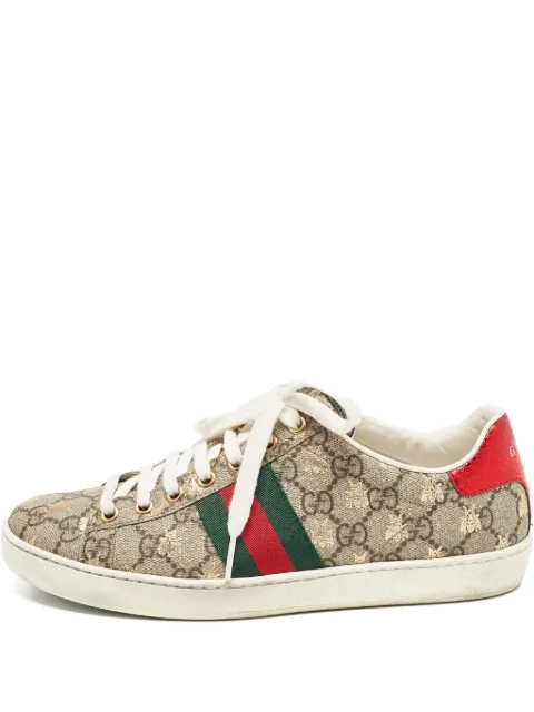 Gucci Pre-Owned GG-Supreme canvas sneakers