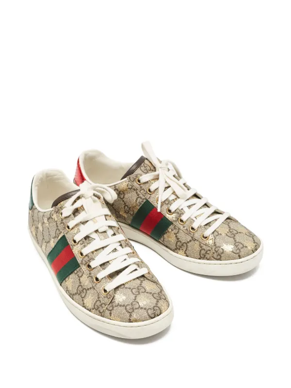 Gucci Pre-Owned Sneakers In Tela GG-Supreme Toni Neutri