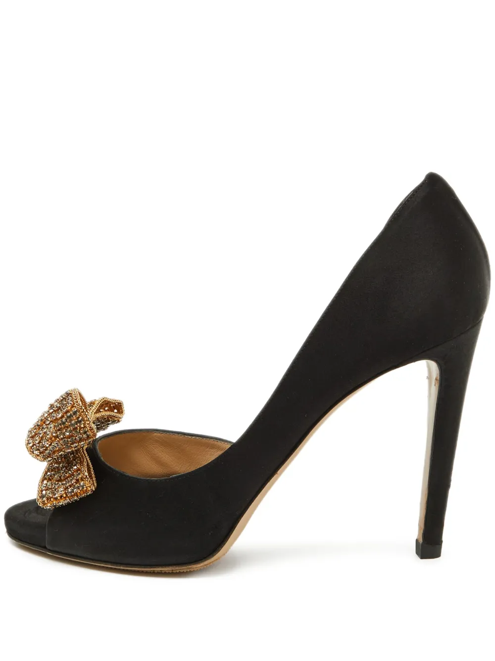 Pre-owned Valentino Garavani 115mm Peep-toe Heeled Pumps
