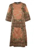 Missoni Pre-Owned floral-print shift dress - Orange