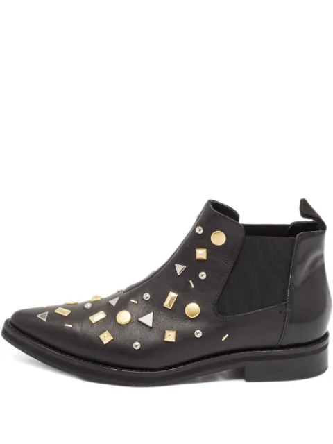 Alexander McQueen Pre-Owned leather stud-embellished boots