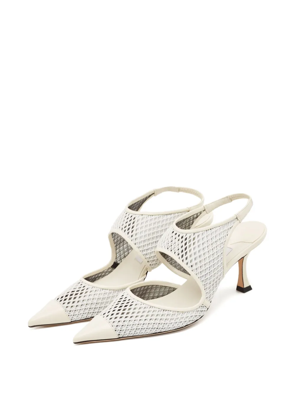 Jimmy Choo Pre-Owned 100mm mesh slingback pumps | Image 2