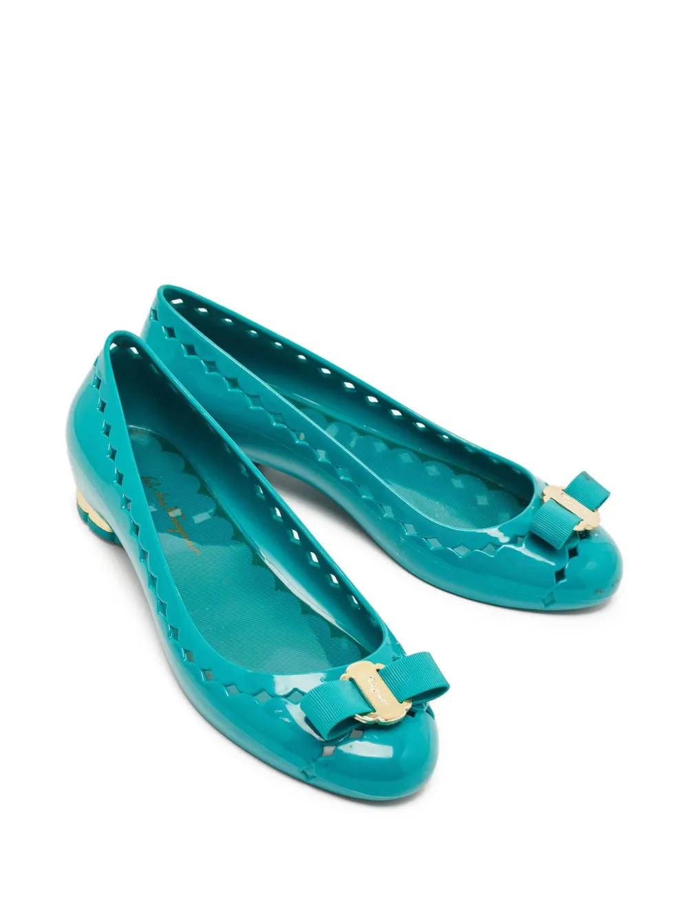 Ferragamo Pre-Owned Vara Bow ballerina shoes | Image 2