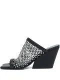 Stella McCartney Pre-Owned 2024 100mm crystal-embellished mules - Black