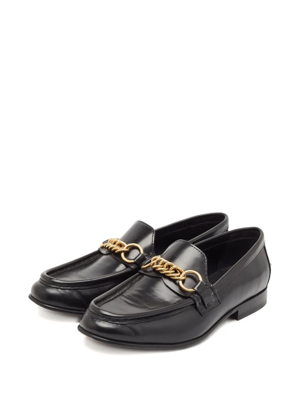 Burberry Pre-Owned Leren loafers - Zwart