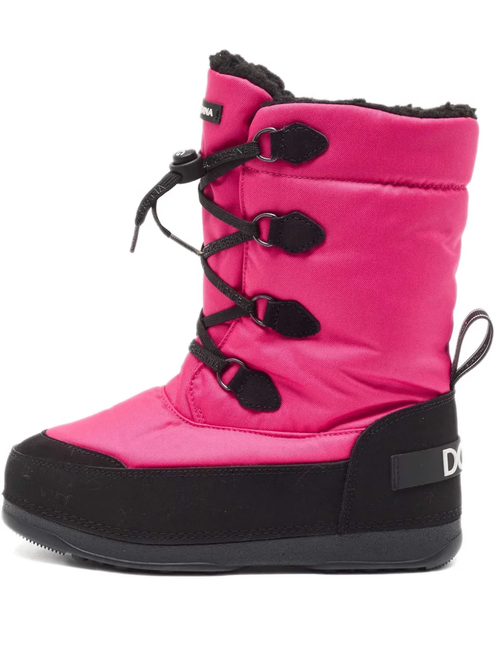 Dolce & Gabbana Pre-Owned lace-up nylon boots | Pink | Image 1