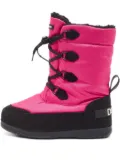 Dolce & Gabbana Pre-Owned lace-up nylon boots - Pink