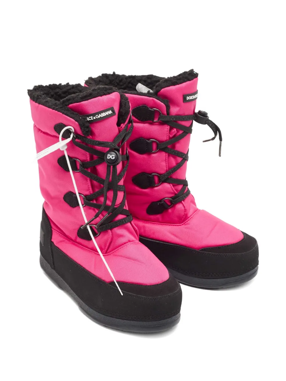 Dolce & Gabbana Pre-Owned lace-up nylon boots | Image 2