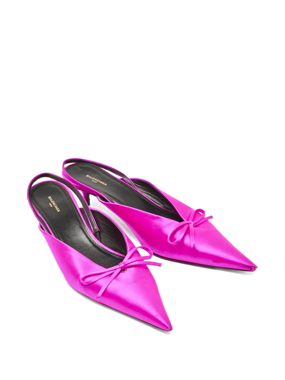 Balenciaga Pre-Owned 40mm satin mules | Image 2
