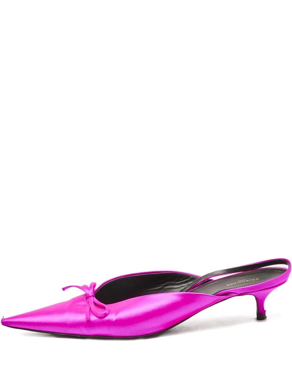 Balenciaga Pre-Owned 40mm satin mules | Pink | Image 1