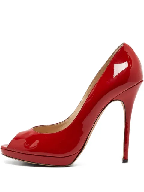 Jimmy Choo Pre-Owned zapatillas de charol con tacón de 120mm