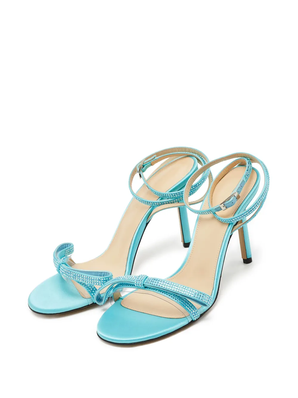 MACH & MACH pre-owned 90mm strappy embellished sandals | Image 2