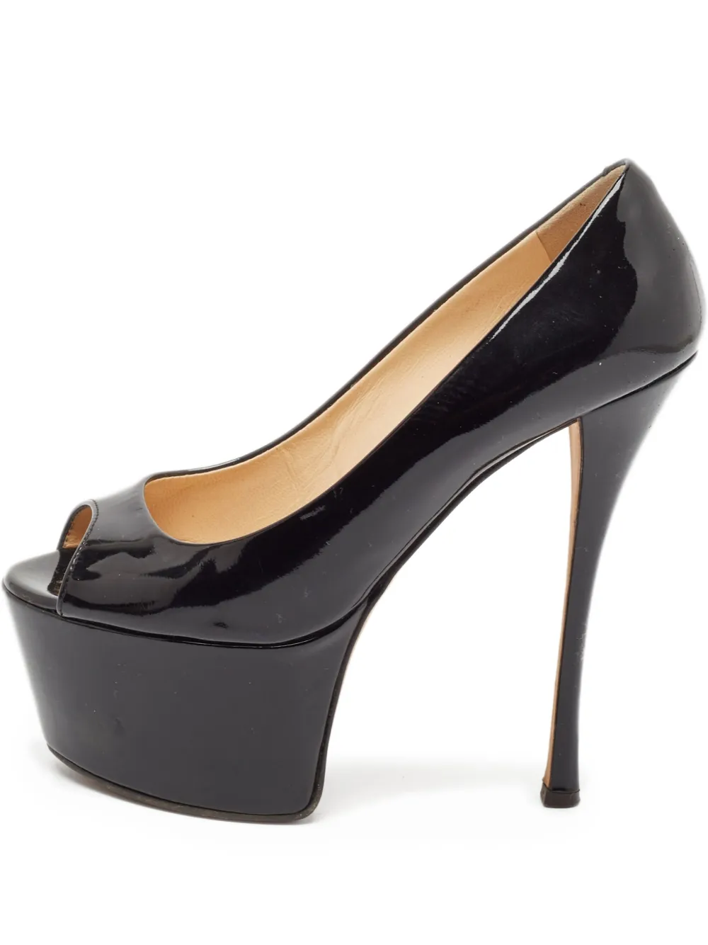 pre-owned 150mm Sharon peep-toe pumps