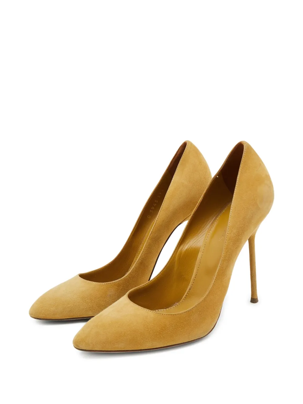 Sergio Rossi Vintage pre-owned 115mm suede pointed-toe pumps | Image 2