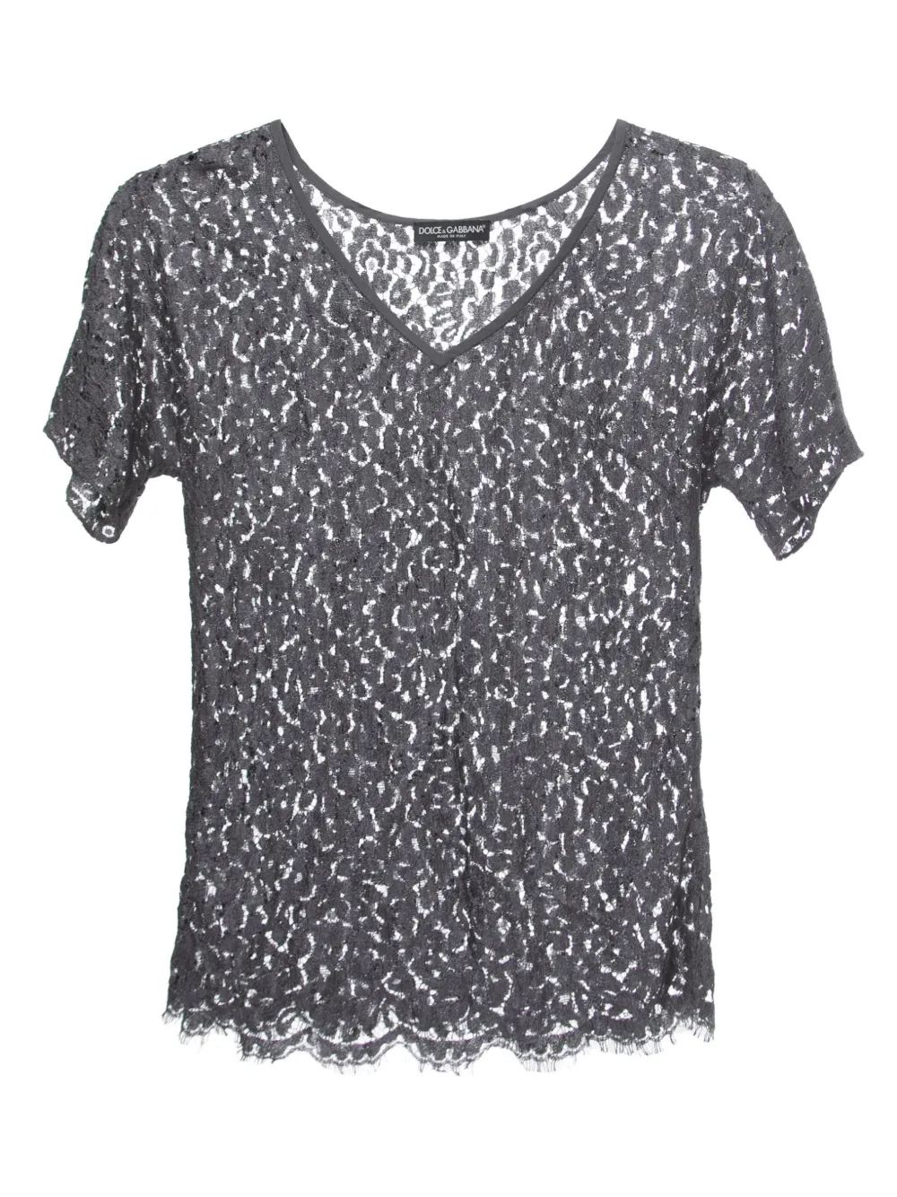 Dolce & Gabbana Pre-Owned blusa con encaje | gris | Image 1