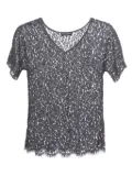 Dolce & Gabbana Pre-Owned lace blouse - Grey