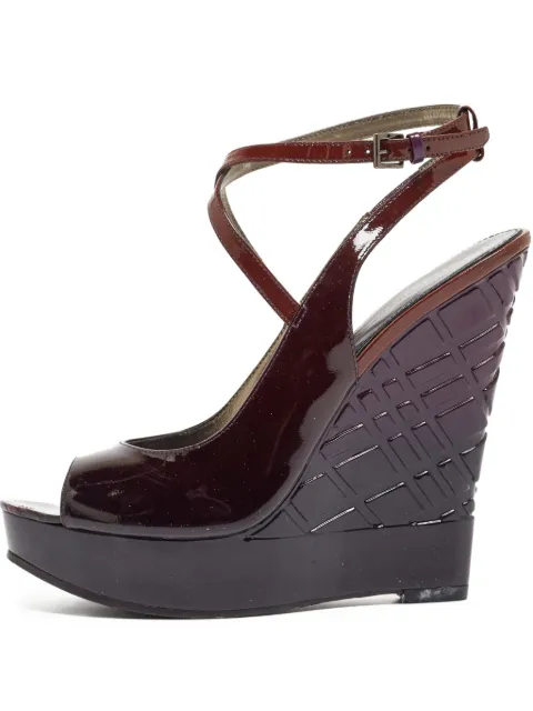 Burberry Pre-Owned 130mm leather sandals