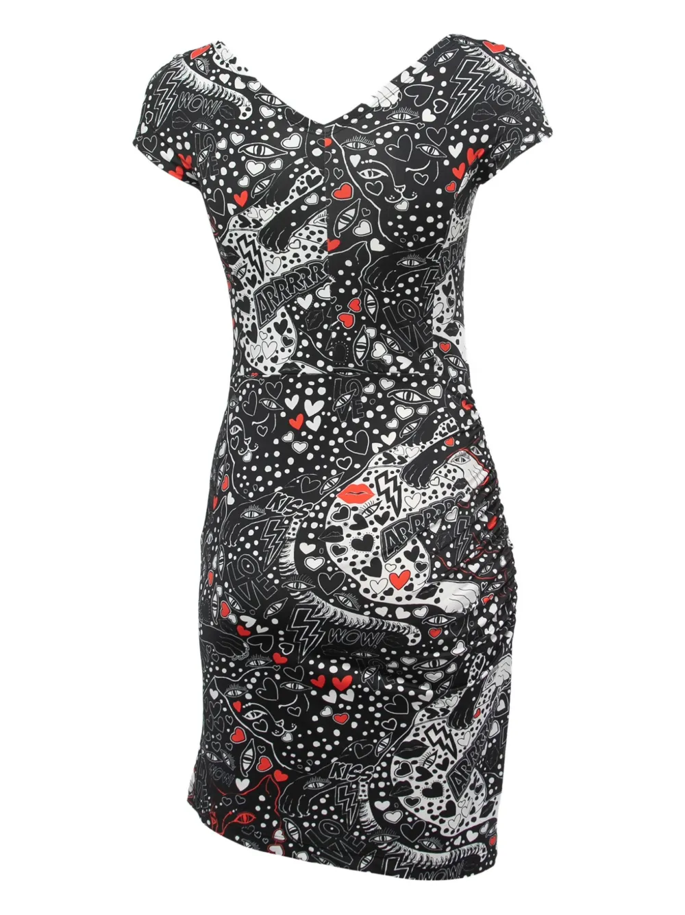 Just Cavalli Vintage Abito con scollo a V - Nero