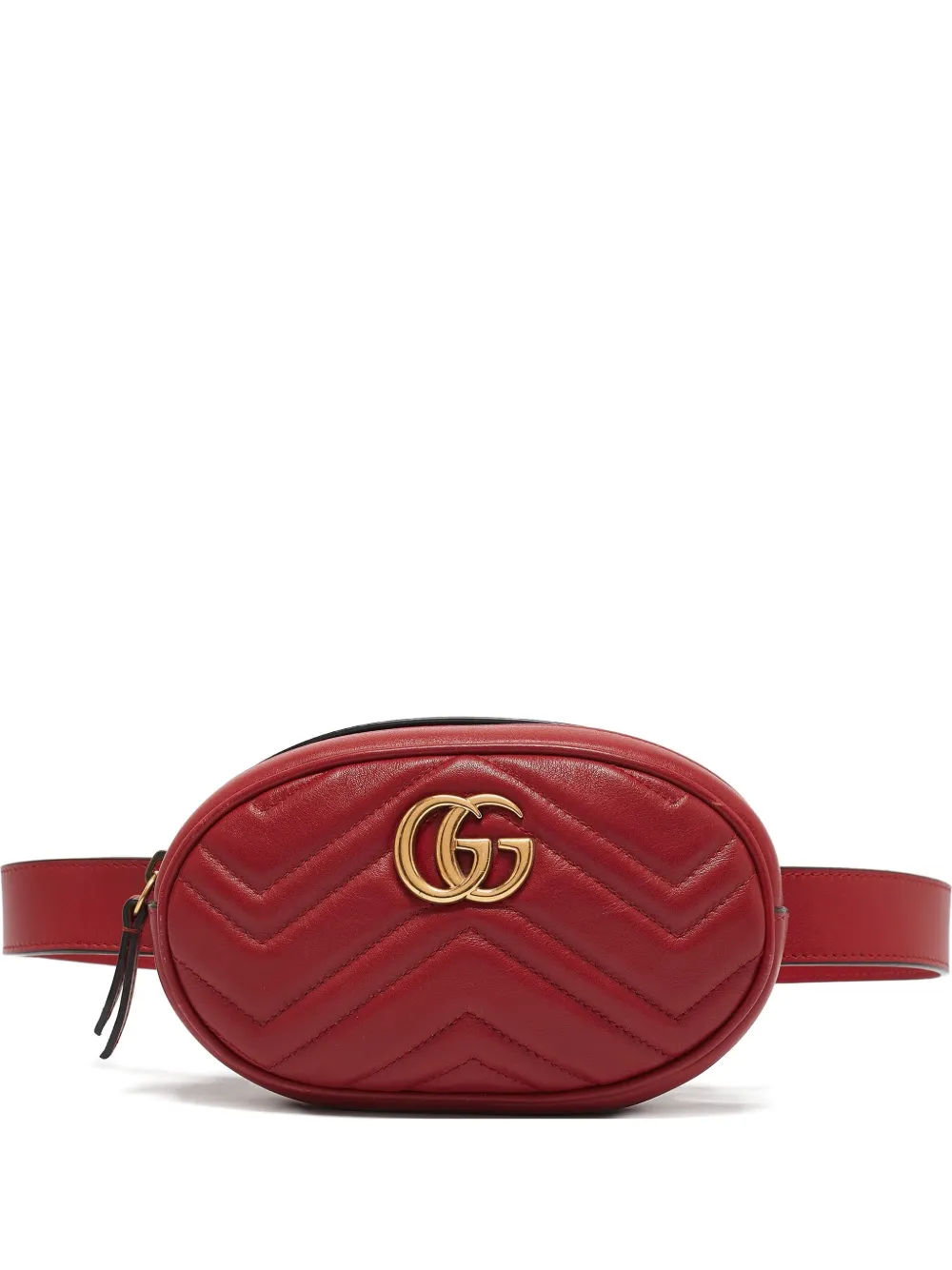 Gucci Pre-Owned GG マテラッセ ベルトバッグ - レッド Gucci Pre-Owned GG マテラッセ ベルトバッグ - レッド