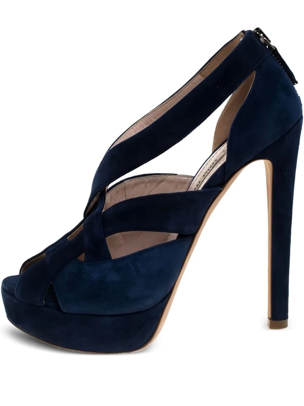 130mm suede platform sandals