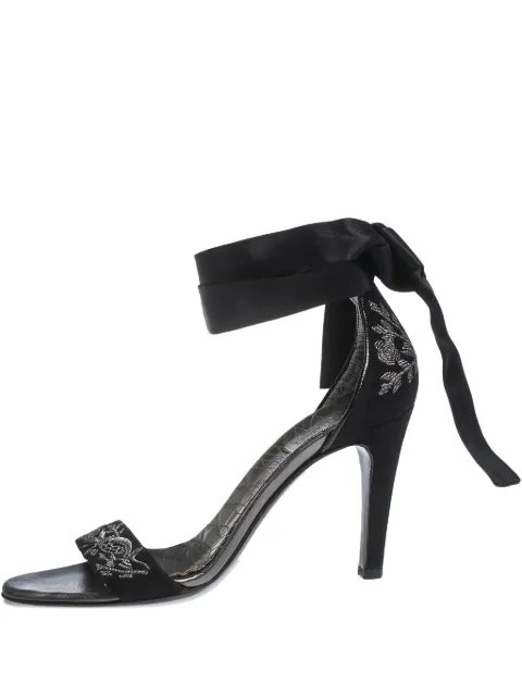 Gucci Pre-Owned embroidered sandals