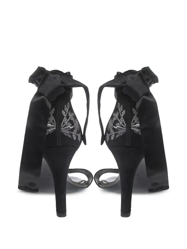 美品】GUCCI サンダル パンプス 黒 ブラック 【公式通販】