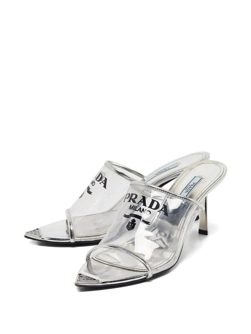 Prada Pre-Owned mules con logo estampado | Image 2