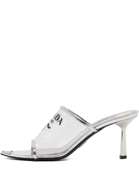 Prada Pre-Owned mules con logo estampado