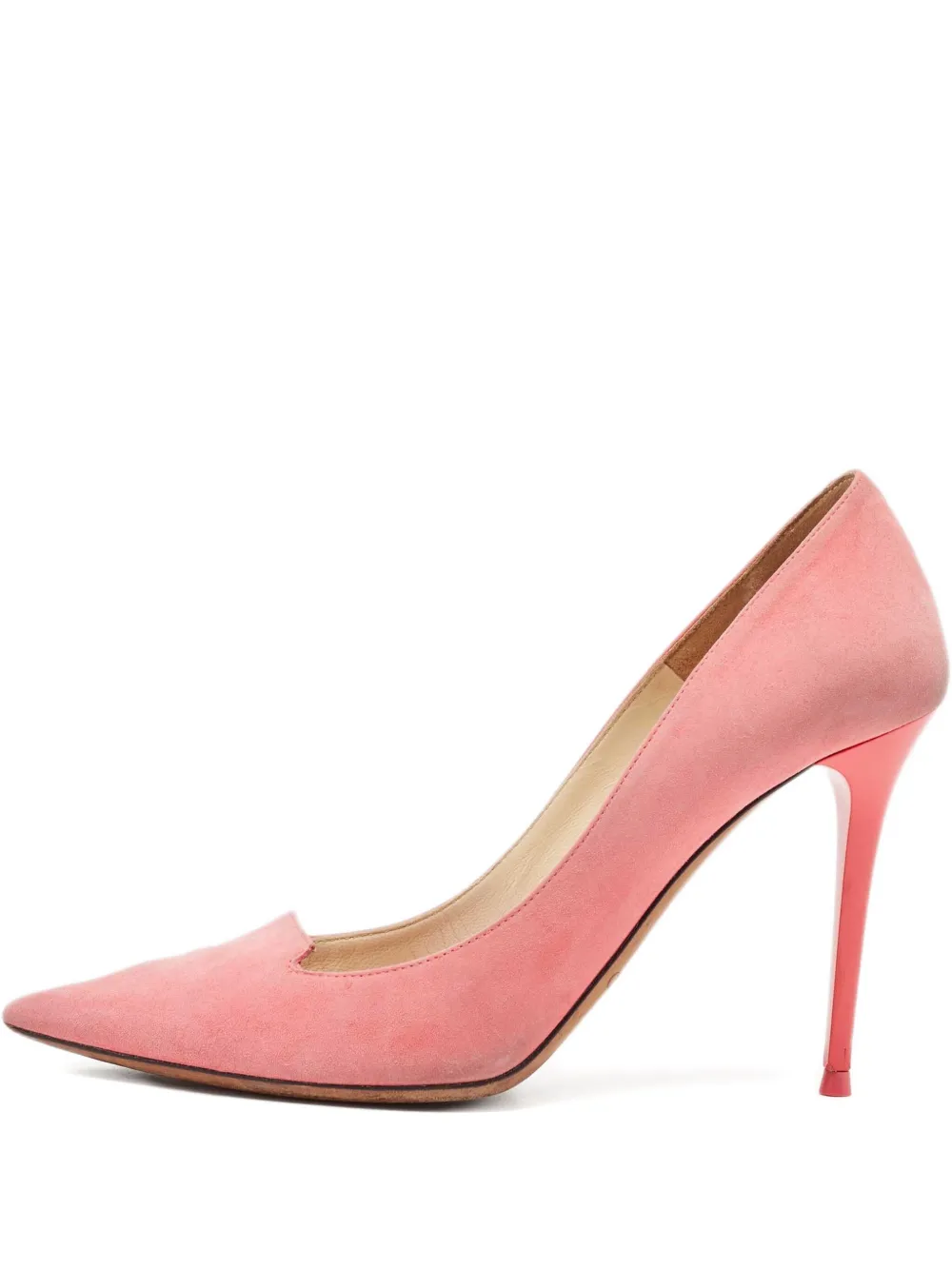 Jimmy Choo Pre-Owned escarpins en daim à bout pointu | rose | Image 1