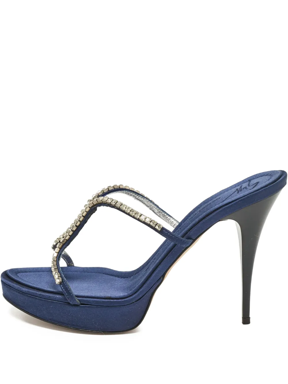 120mm satin mules