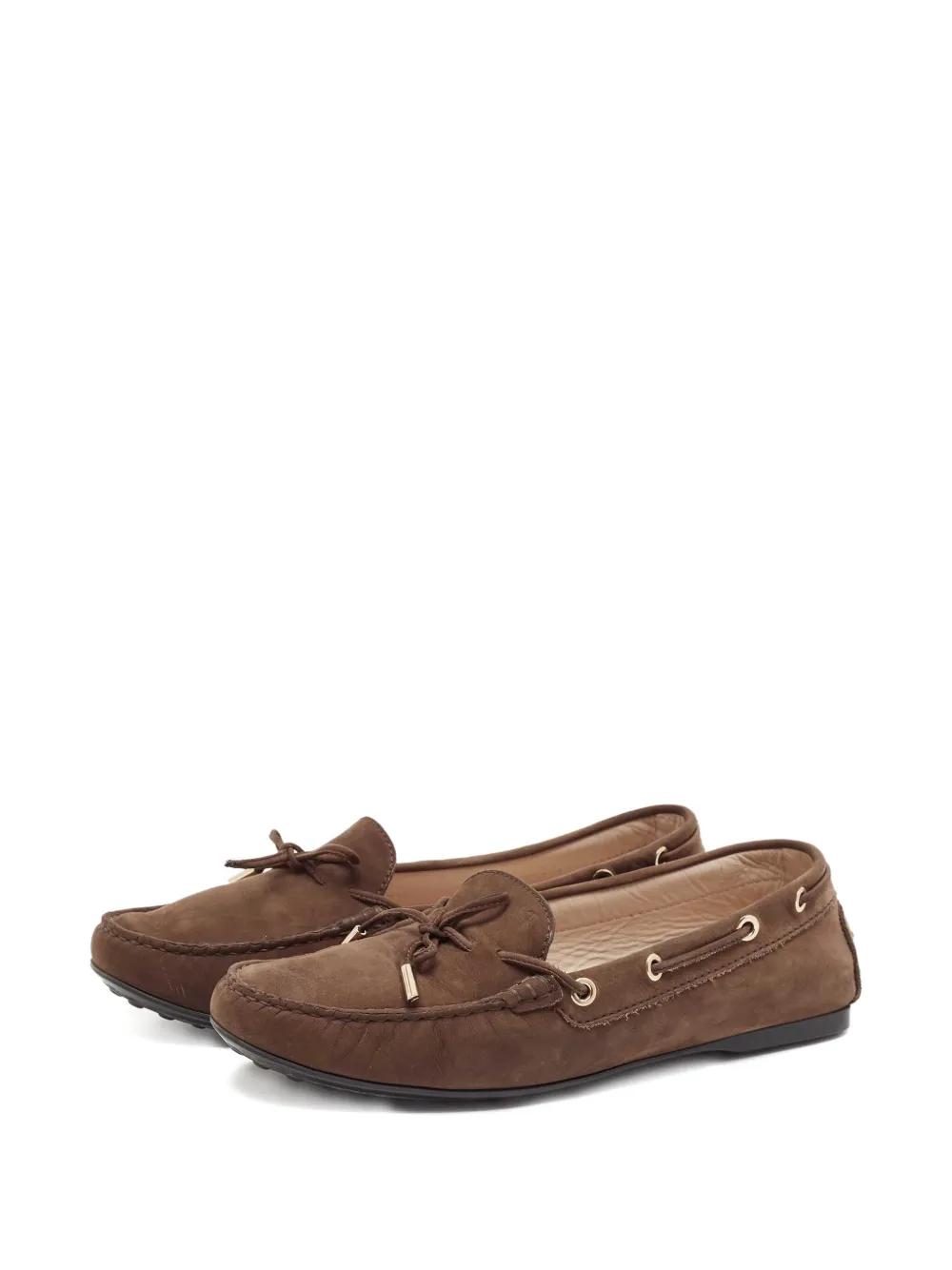 Tod's Vintage Pre-owned suède loafers - Bruin