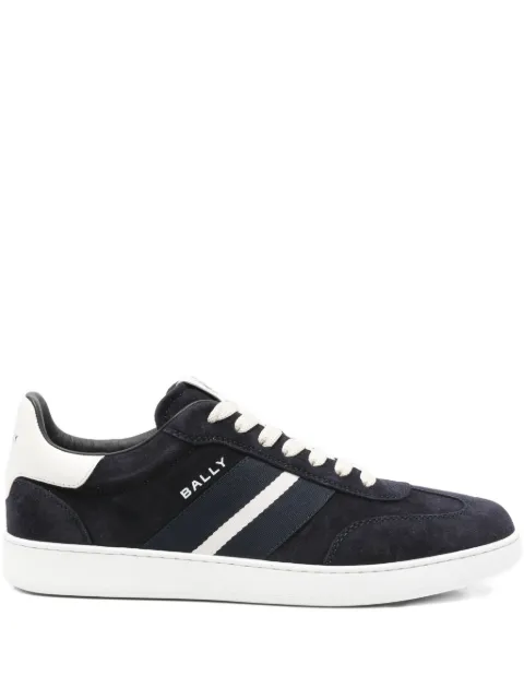 Bally logo-print suede sneakers