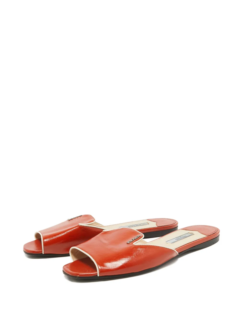 Prada Pre-Owned leather slides | Image 2