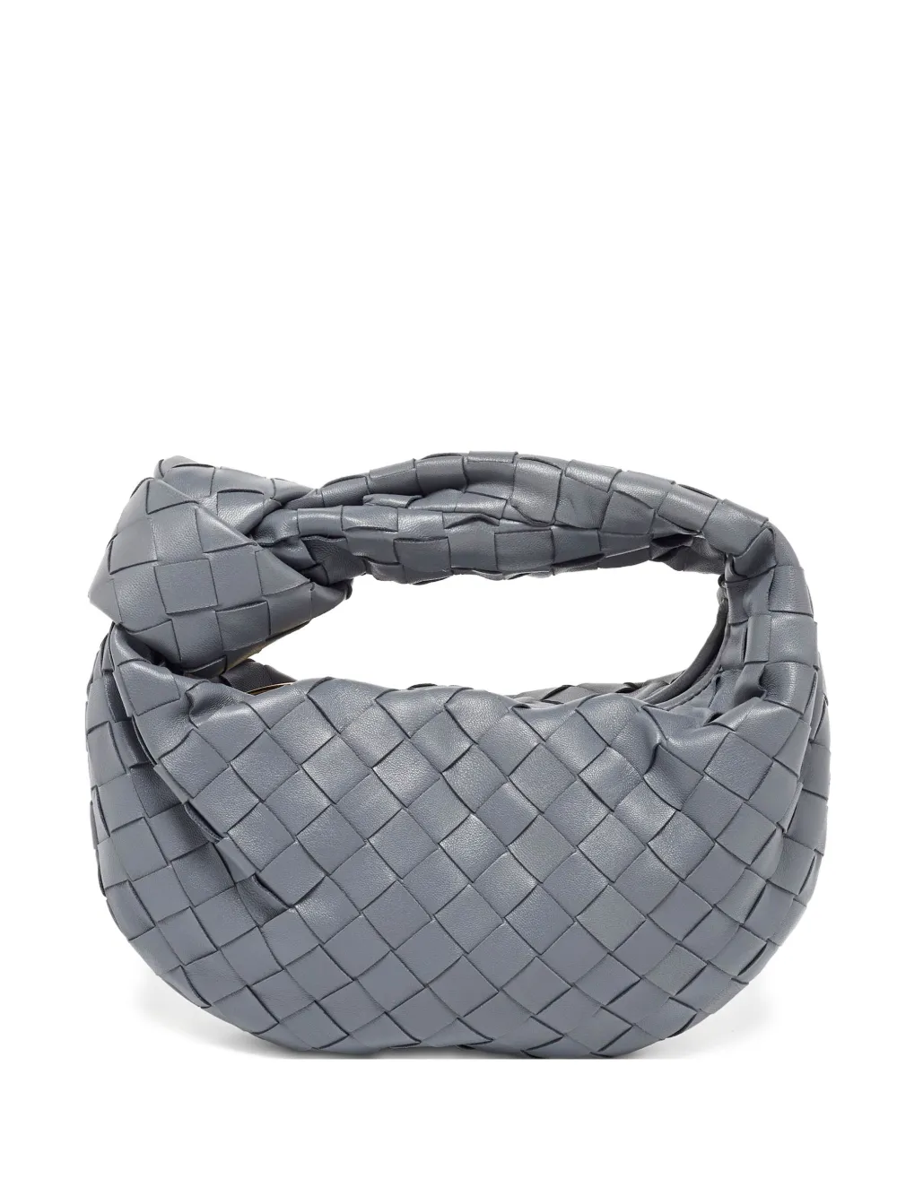 Bottega Veneta Pre-Owned Intrecciato knotted shoulder bag | Grey | Image 1
