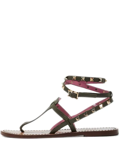 Valentino Garavani Pre-Owned leather studded sandals