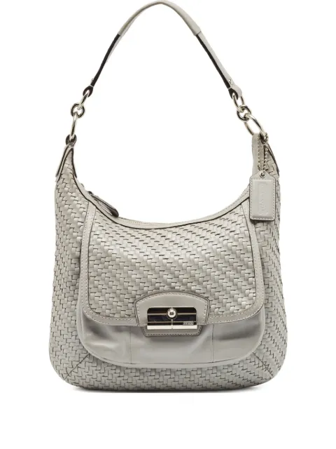 Coach Vintage woven leather shoulder bag