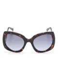 Marc Jacobs Eyewear The J Marc Upside Down sunglasses - Brown