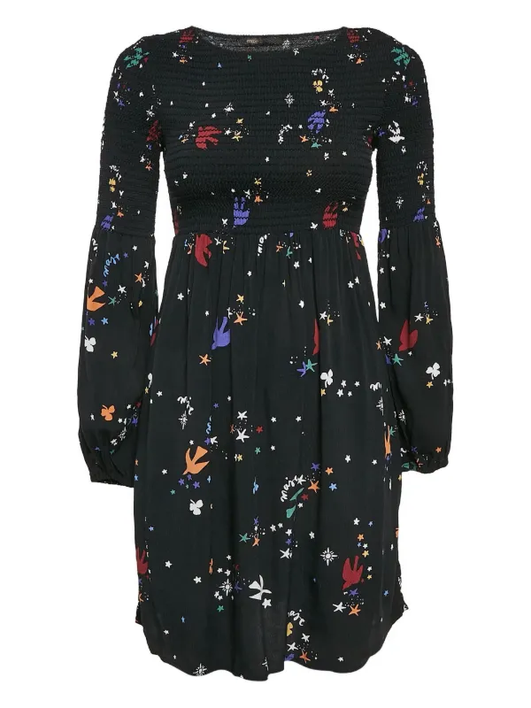 graphic print mini dress Maje graphic-print Mini Dress | Black